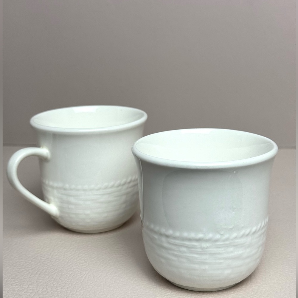 Set-of-2 Cynthia Rowley Fine Ceramic Tea Cups